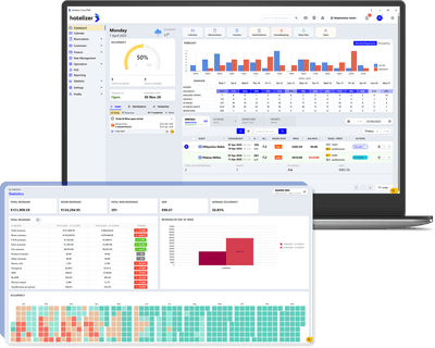 Screenshot of hotelizer Cloud-based PMS