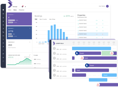 Screenshot of loggia Vacation Rental Management