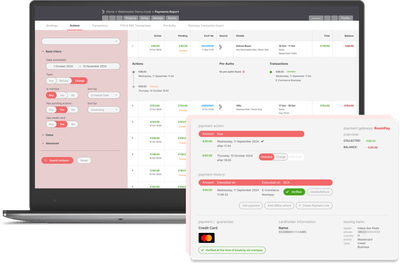 Screenshot of roompay Payment Gateway